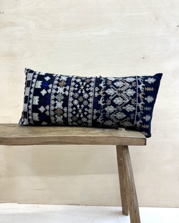 Cushion from textiles of the Dzao people, North Vietnam
