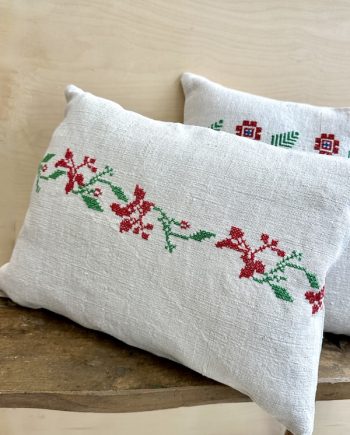 Neck cushion, vintage hungarian textile