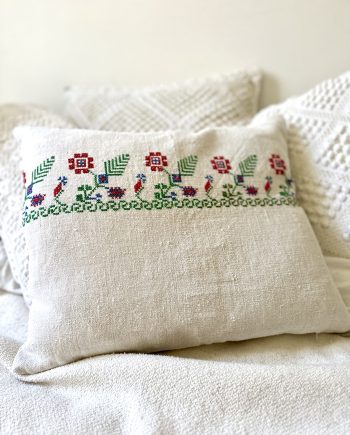 Cushion, vintage hungarian textile