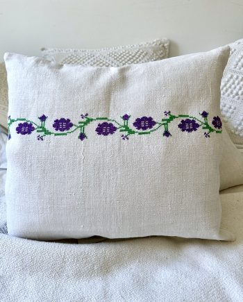 Cushion, made from old hungarian towel
