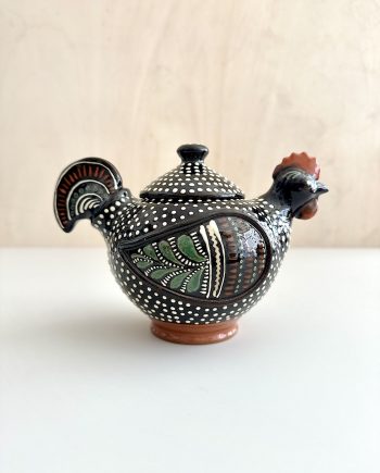 Guinea fowl tin from Tiszafüred, Hungary