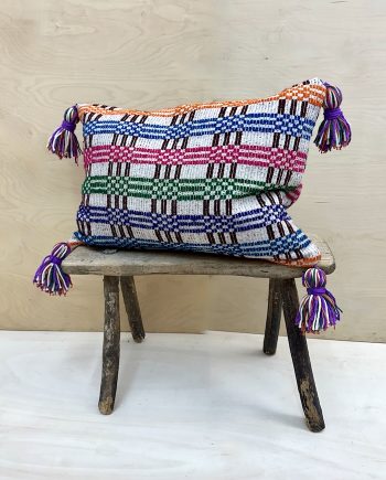 Woolen cushion from Romania