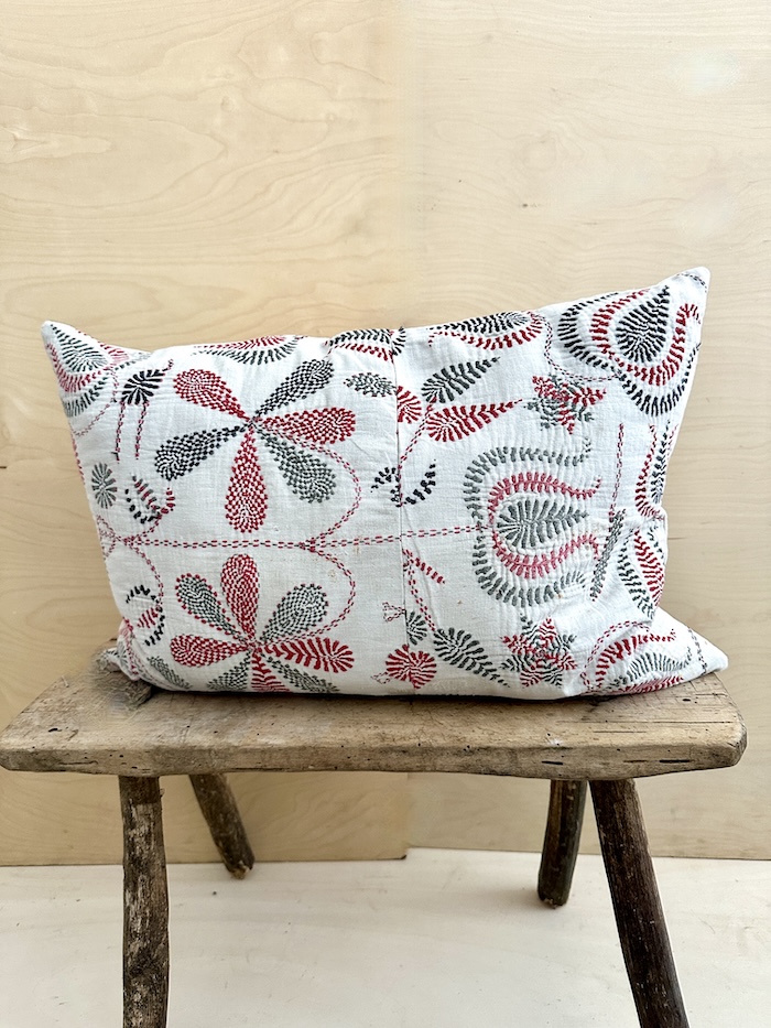 Cushion, Nakshi Kantha, Bangladesh
