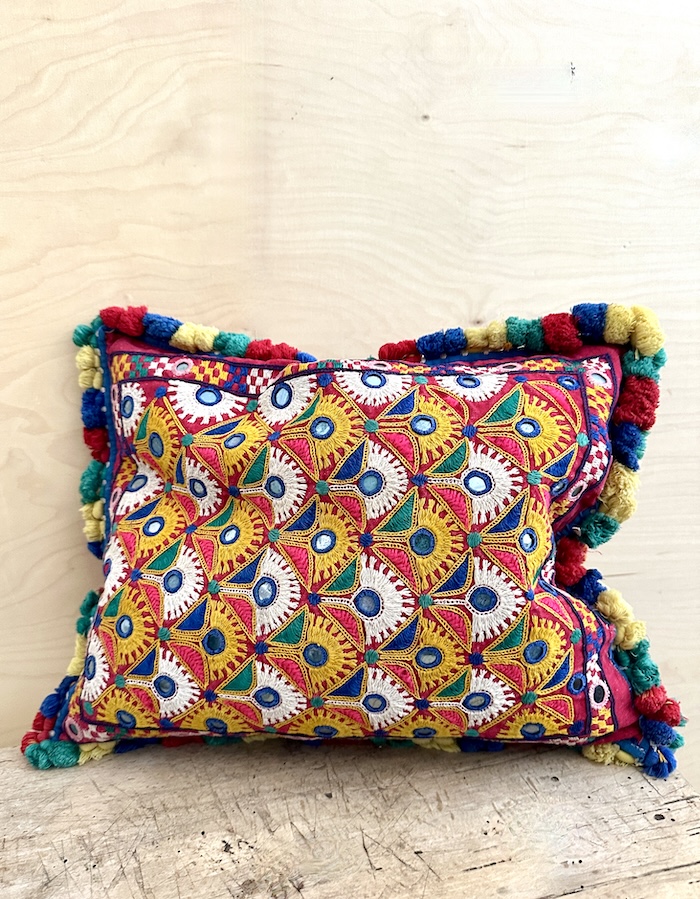 Antique cushion from Gujarat, India