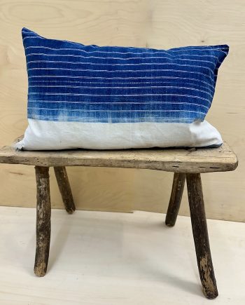 Cushion, vintage indigo cotton, South China