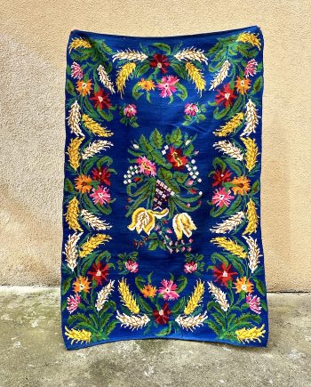 Flower Kelim from Romania